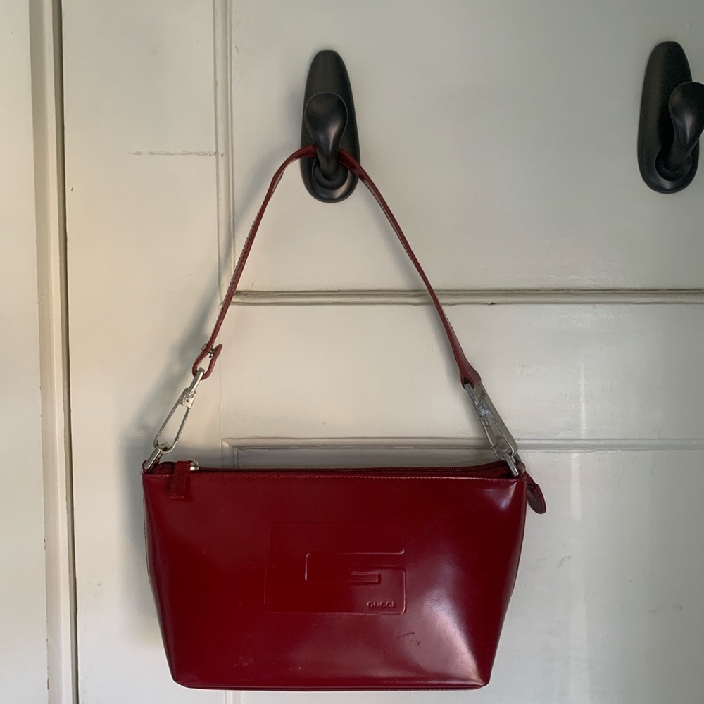 Cherry Red Vintage Gucci Purse
